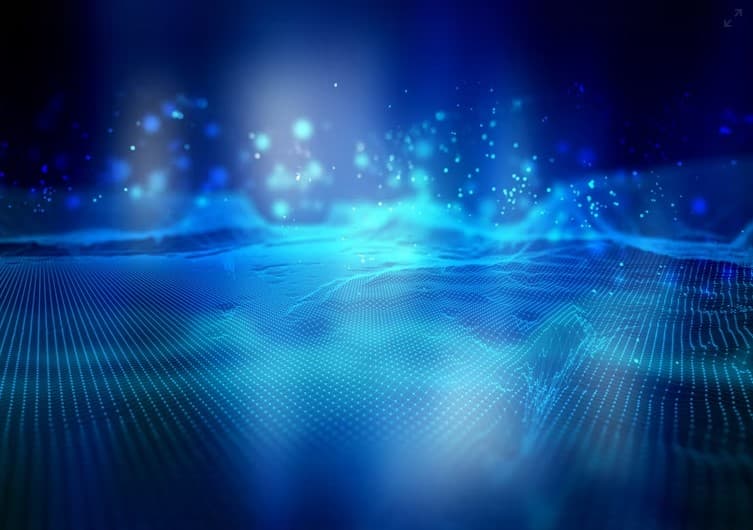 Digital transformation hero background